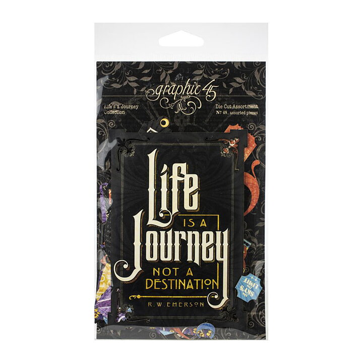 Graphic 45 Life's A Journey Cardstock Die-Cut Collection