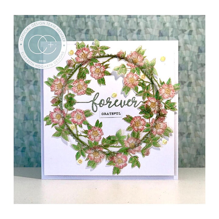 Craft Consortium A5 Clear Stamps - Flora, At Home In The Wildflowers
