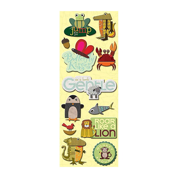K&Company Adhesive Chipboard - Actopus to Zelephant