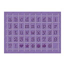 Provo Craft Cuttlebug Embossing Plus 5x7 - Alphabet Postage