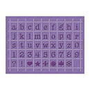 Provo Craft Cuttlebug Embossing Plus 5x7 - Alphabet Postage