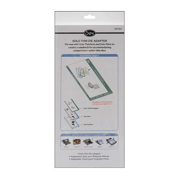 Sizzix Solo Wafer Thin Die Adapter - 657160/655807