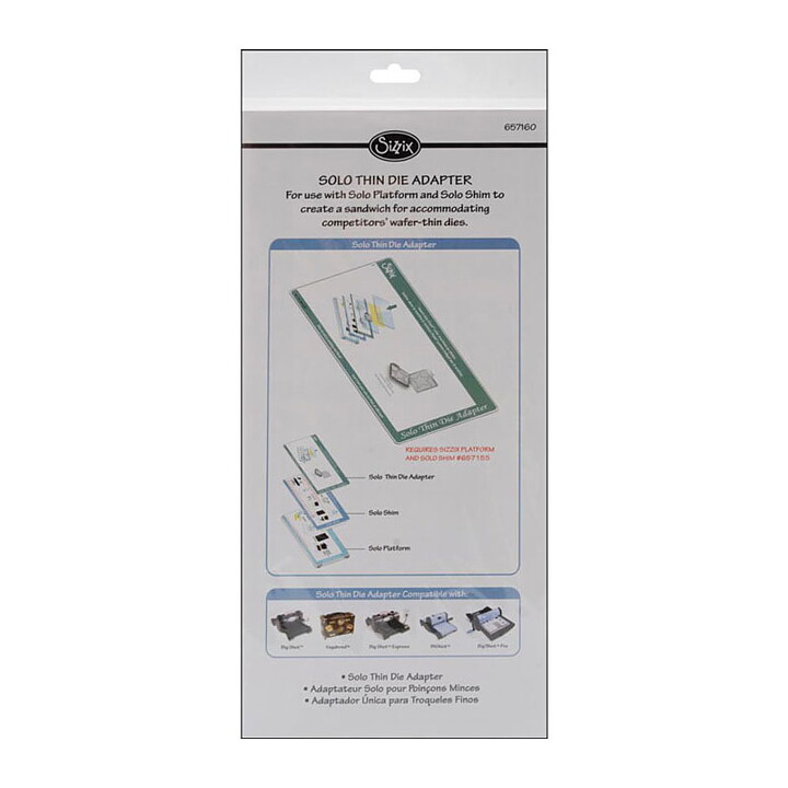 Sizzix Solo Wafer Thin Die Adapter - 657160/655807