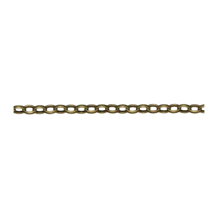 Cousin Basic Metal Findings - Antique Gold  Chain Small Oval 61 cm