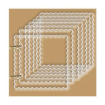 Scrapworks Exposed Acrylic Album 6x6 - Scallop Edge