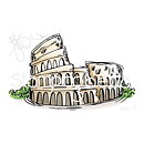 Stamping Bella Cling Rubber Stamps - Rosie & Bernie's Colosseum