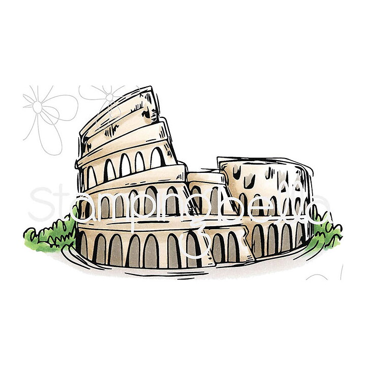 Stamping Bella Cling Rubber Stamps - Rosie & Bernie's Colosseum