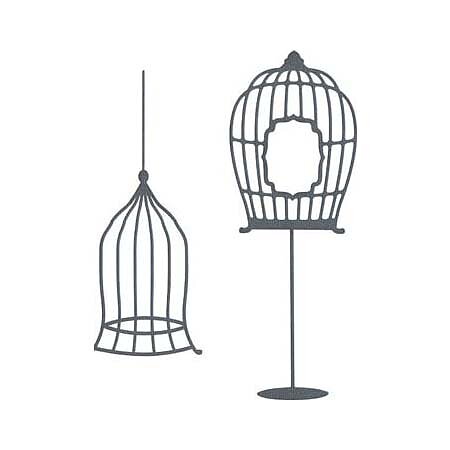 Quickutz Dies 4x4 - Bird Cages REV-0313-D