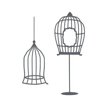 Quickutz Dies 4x4 - Bird Cages REV-0313-D