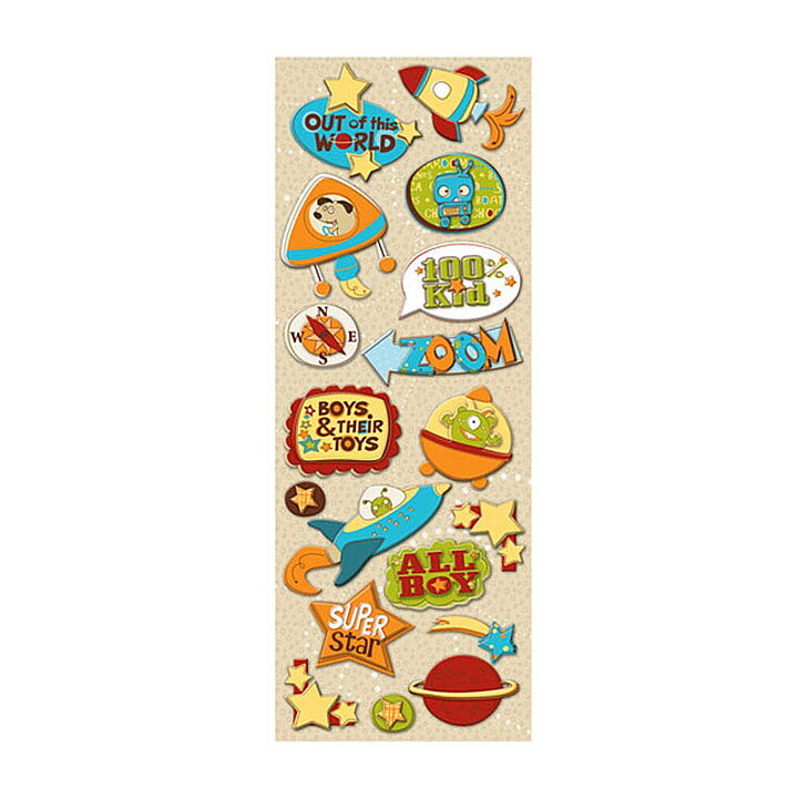 K&Company Adhesive Chipboard - Rowdy Boy