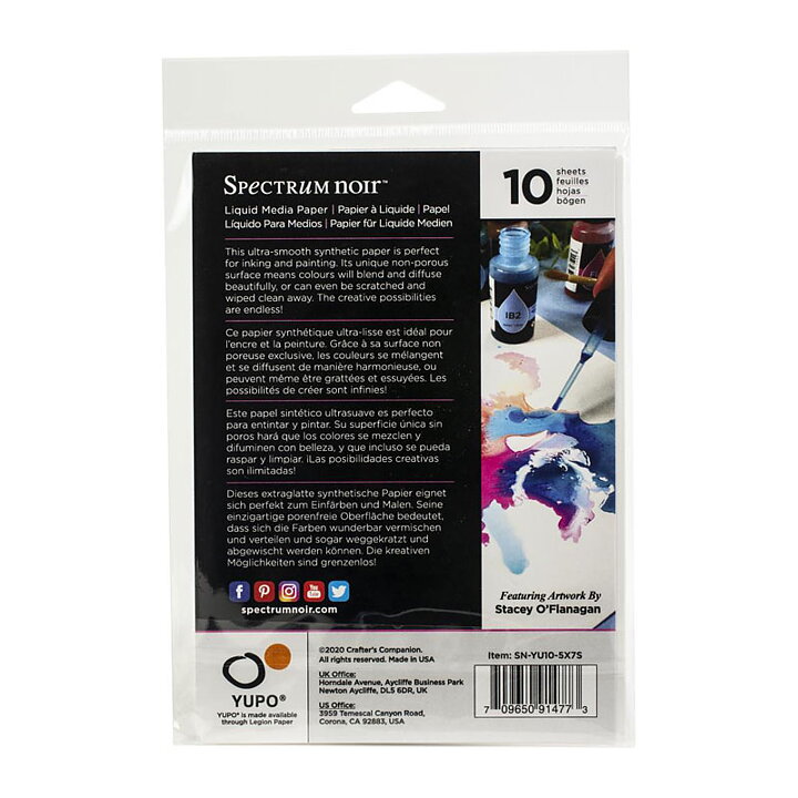 Spectrum Noir Yupo Liquid Media Paper