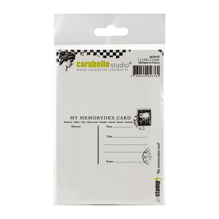 Carabelle Studio Cling Stamp A7 - My Memorydex Card
