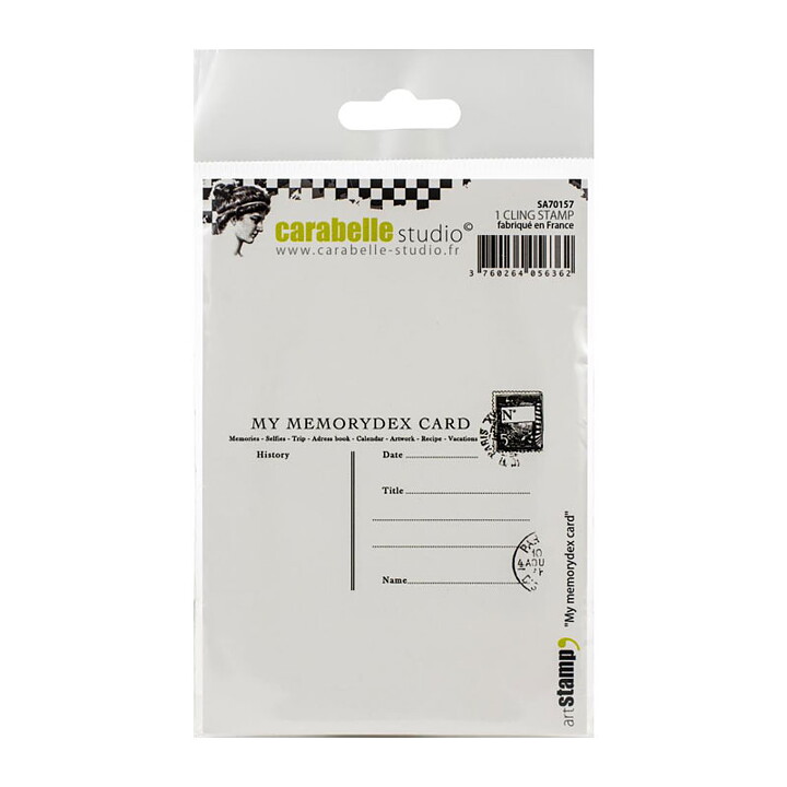 Carabelle Studio Cling Stamp A7 - My Memorydex Card