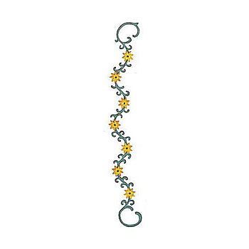 BK Dies 12" Flower Border Scroll