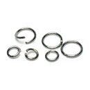 Cousin Basic Metal Findings - Gunmetal Jump Rings 6 - 8 mm
