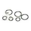 Cousin Basic Metal Findings - Gunmetal Jump Rings 6 - 8 mm