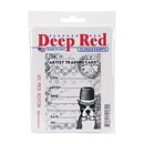 Deep Red Rubber Stamps - ATC Prof Boston
