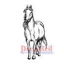 Deep Red Rubber Stamps - Majestic Horse