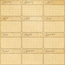 Graphic 45 - Place in Time Calendar Foundation