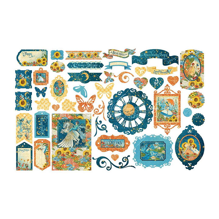 Graphic 45 Dreamland Cardstock Die-Cut Collection
