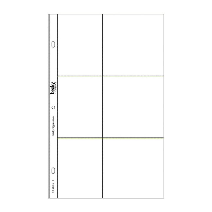 Project Life 12x12 Photo Pocket Pages - Design J