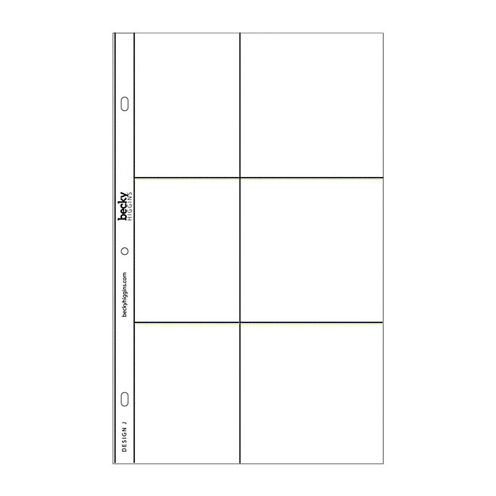 Project Life 12x12 Photo Pocket Pages - Design J