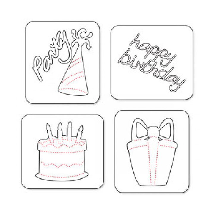 Sizzix Die Sizzlits - Birthday Set #2