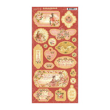 Graphic 45 Die-Cut Sheet - Princess Collection