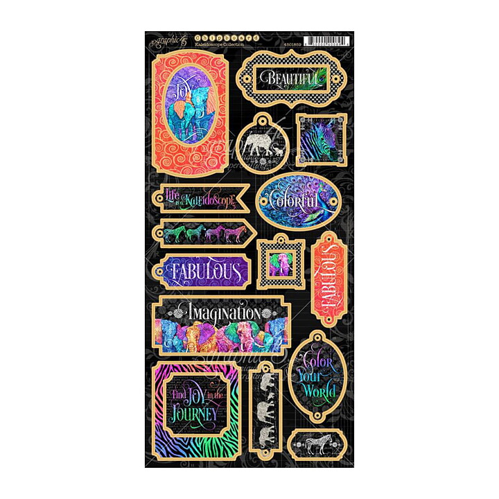 Graphic 45 Die-Cut Sheet - Kaleidoscope Collection