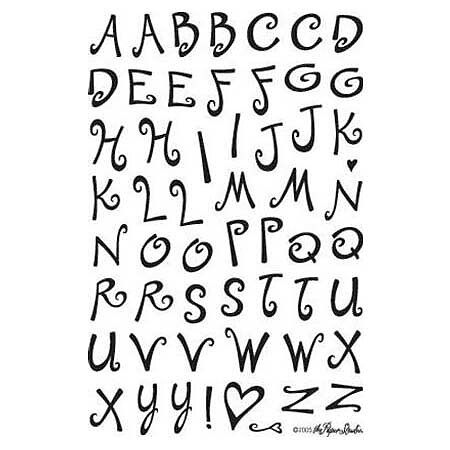 Clear Stamps Stampabilities - Alphas Sophie 