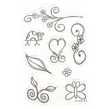 Clear Stamps Stampabilities - Garden Sketches