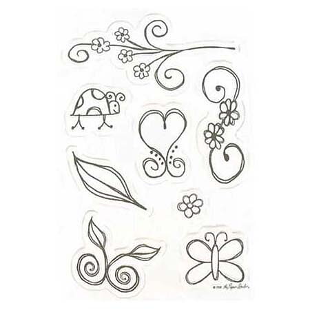 Clear Stamps Stampabilities - Garden Sketches