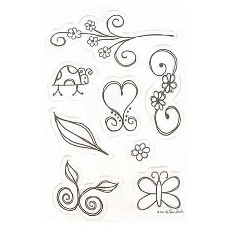 Clear Stamps Stampabilities - Garden Sketches