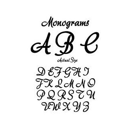 BK Dies Alphabet Monogram
