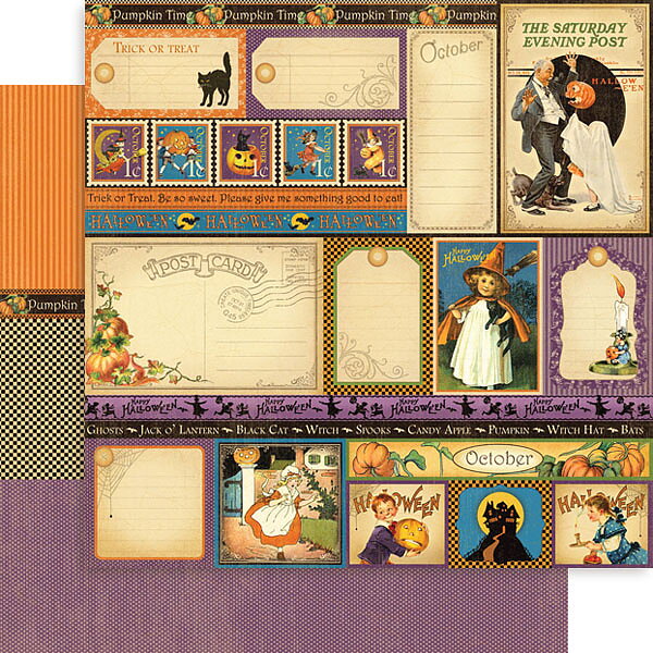 Graphic 45 - Place in Time October Cutaparts