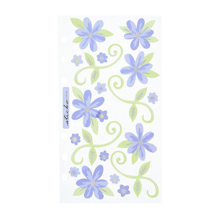 EK Success Sticko Vellum Stickers - Flowers Romantic