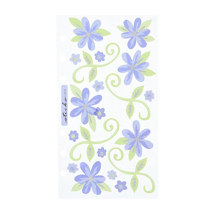 EK Success Sticko Vellum Stickers - Flowers Romantic
