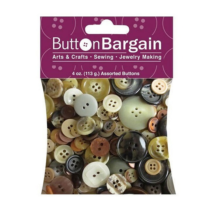 Blumenthal Lansing Button Bargain For Crafts - Naturals