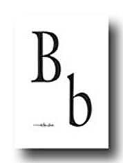Clear Stamps Stampabilities - Monograms B/b
