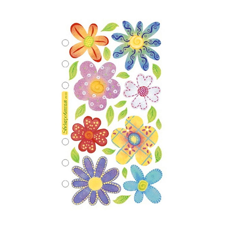 EK Success Sticko Vellum Stickers - Flowers Pastel