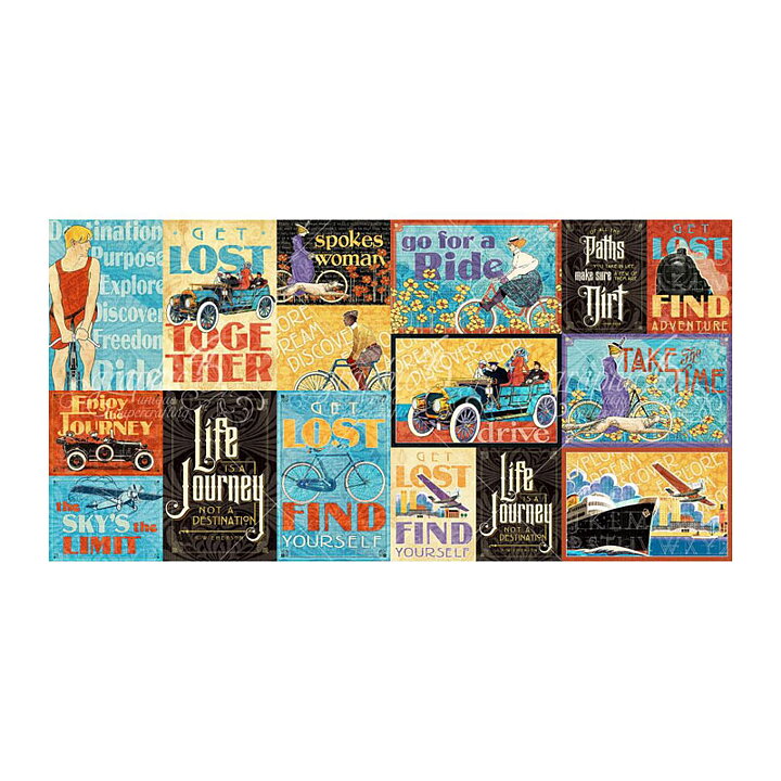 Graphic 45 Life's A Journey Journaling & Ephemera Cards