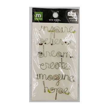 Making Memories Wire Words - Emotions