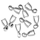 Cousin Basic Metal Findings - Silver Pinch Bail 20 mm