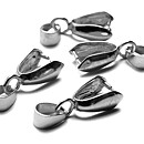 Cousin Basic Metal Findings - Silver Pinch Bail 20 mm