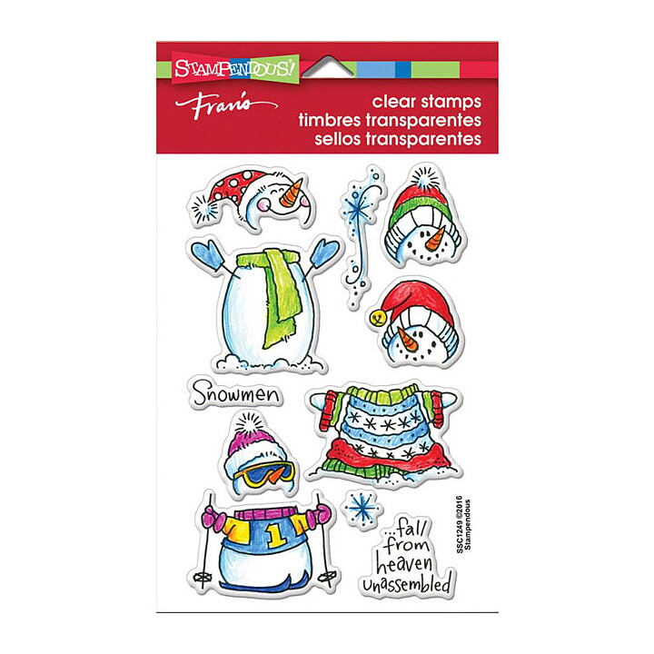 Stampendous Clear Stamps Frans - Winter Stack
