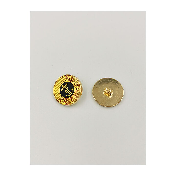 Vintage Buttons - Gold with Ancor 21 mm