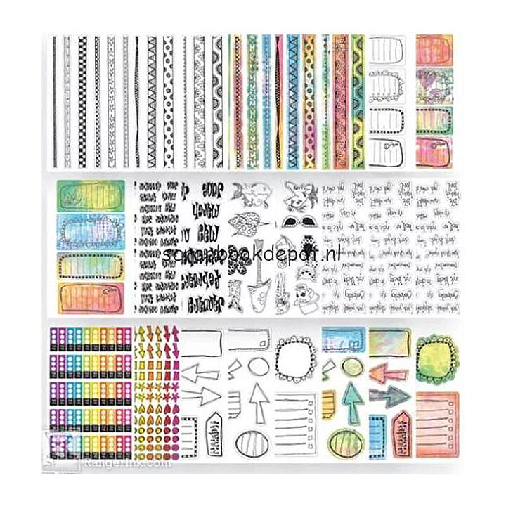 Ranger Dyan Reaveley's Dylusions Creative Dyary - Sticker Book 