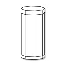 EKS Art Blanche Box - Octagon Large