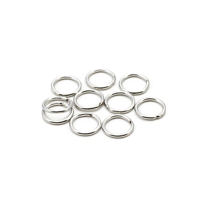 Cousin Stainless Steel Elegance - Jump Ring Closed 6 mm