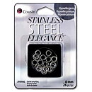 Cousin Stainless Steel Elegance - Jump Ring Closed 6 mm